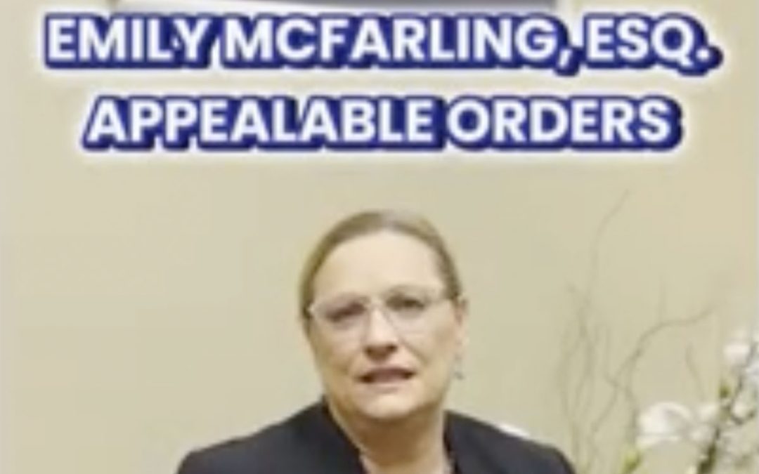 Appealable Orders Explained